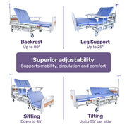 8 Function Electrical Medical Bed