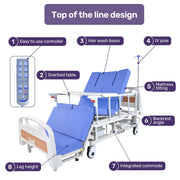 8 Function Electrical Medical Bed